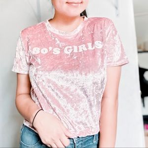 ONLY SMALL LEFT! Velvet Graphic Tee